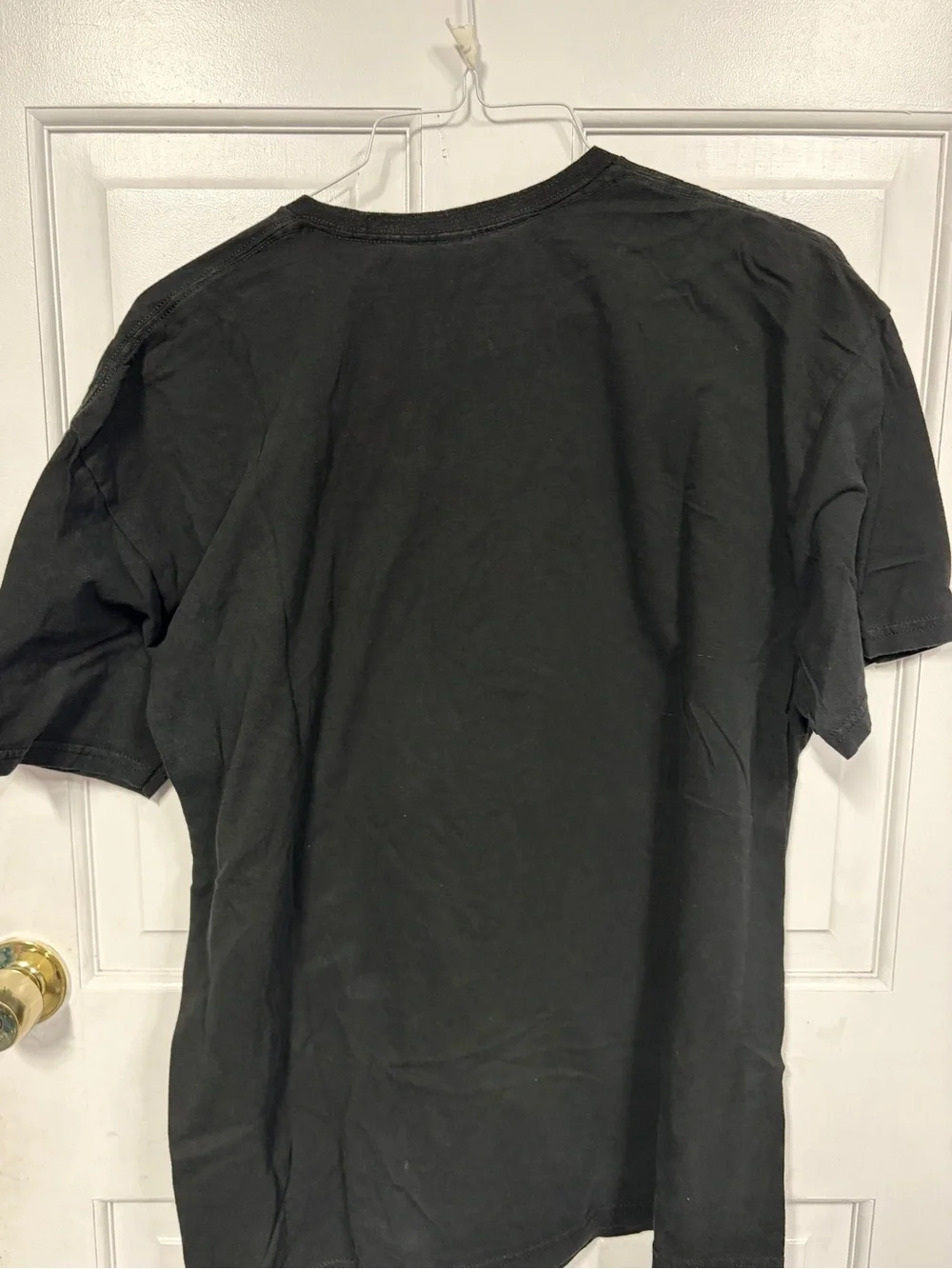 adidas Black Short Sleeve Tee with Orange Ranch Emblem